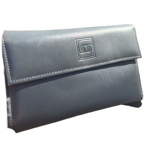 Di Lido Wallet Nappa Soft Cowhide Vintage gray leather